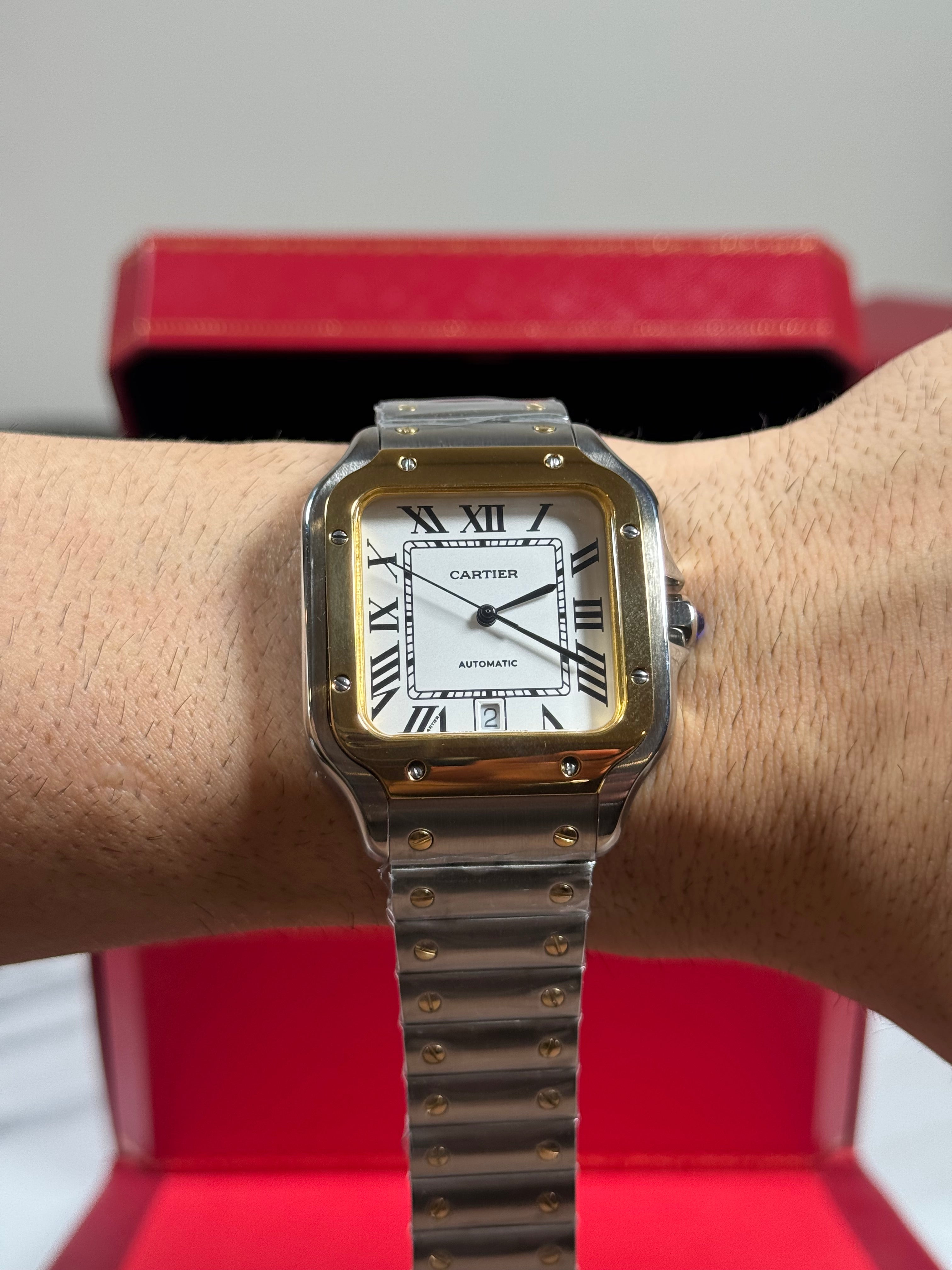CARTIER SANTOS DOBLE TONO 40 MM