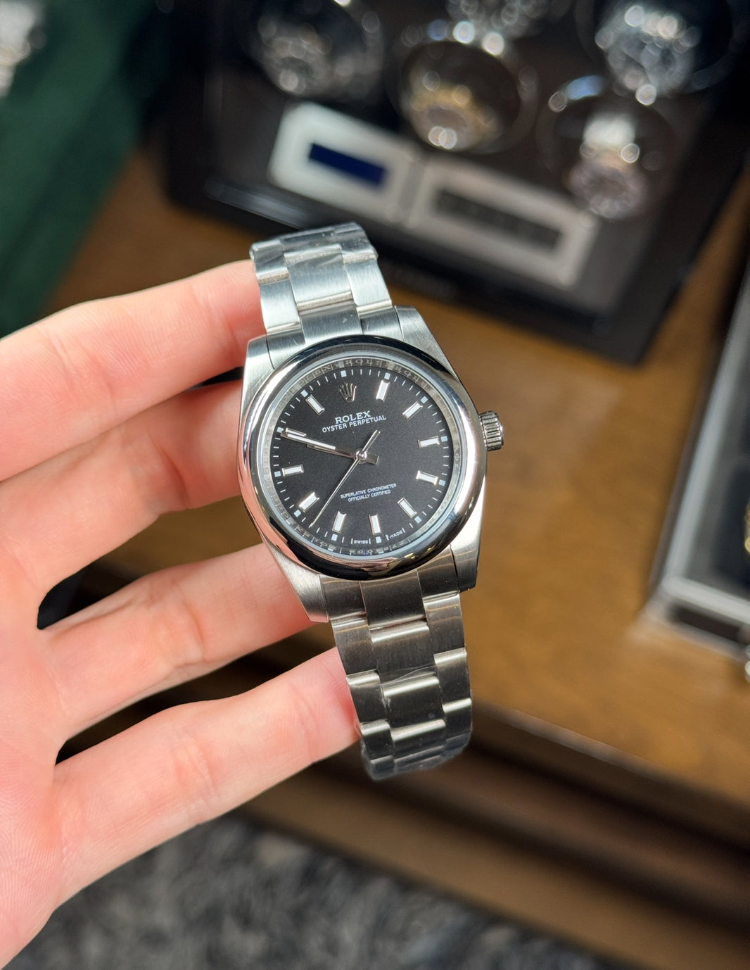 ROLEX OYSTER PERPETUAL 36MM - FONDO NEGRO