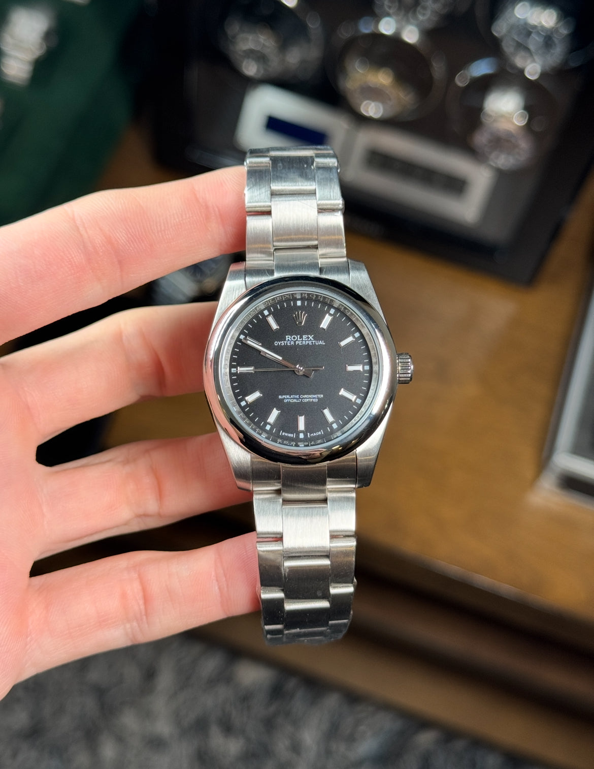 ROLEX OYSTER PERPETUAL 36MM - FONDO NEGRO