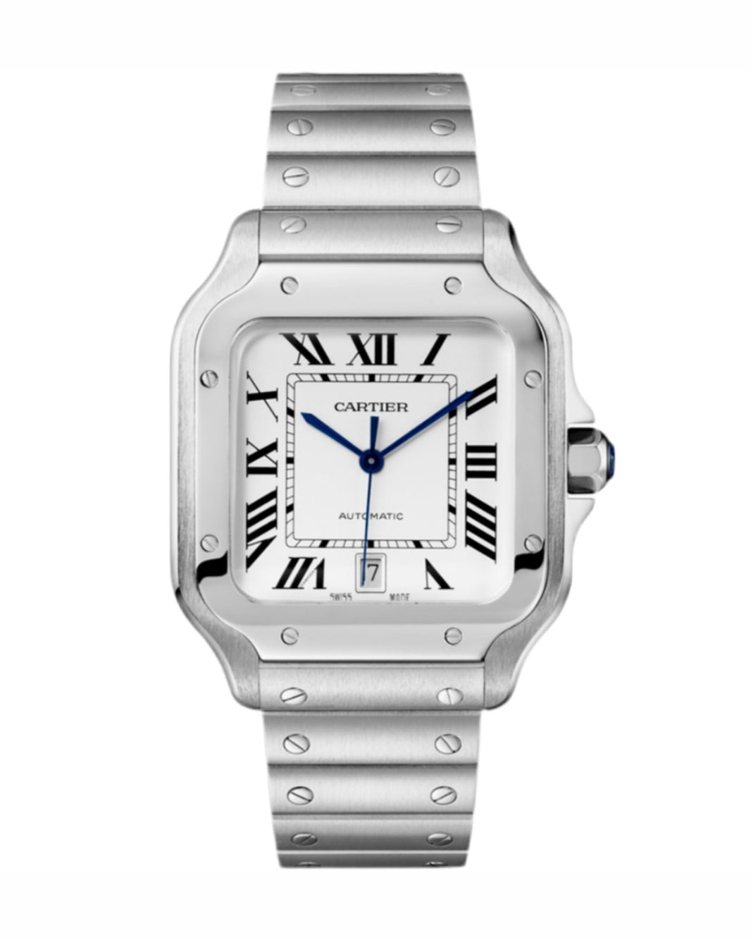 CARTIER SANTOS 40 MM FONDO BLANCO