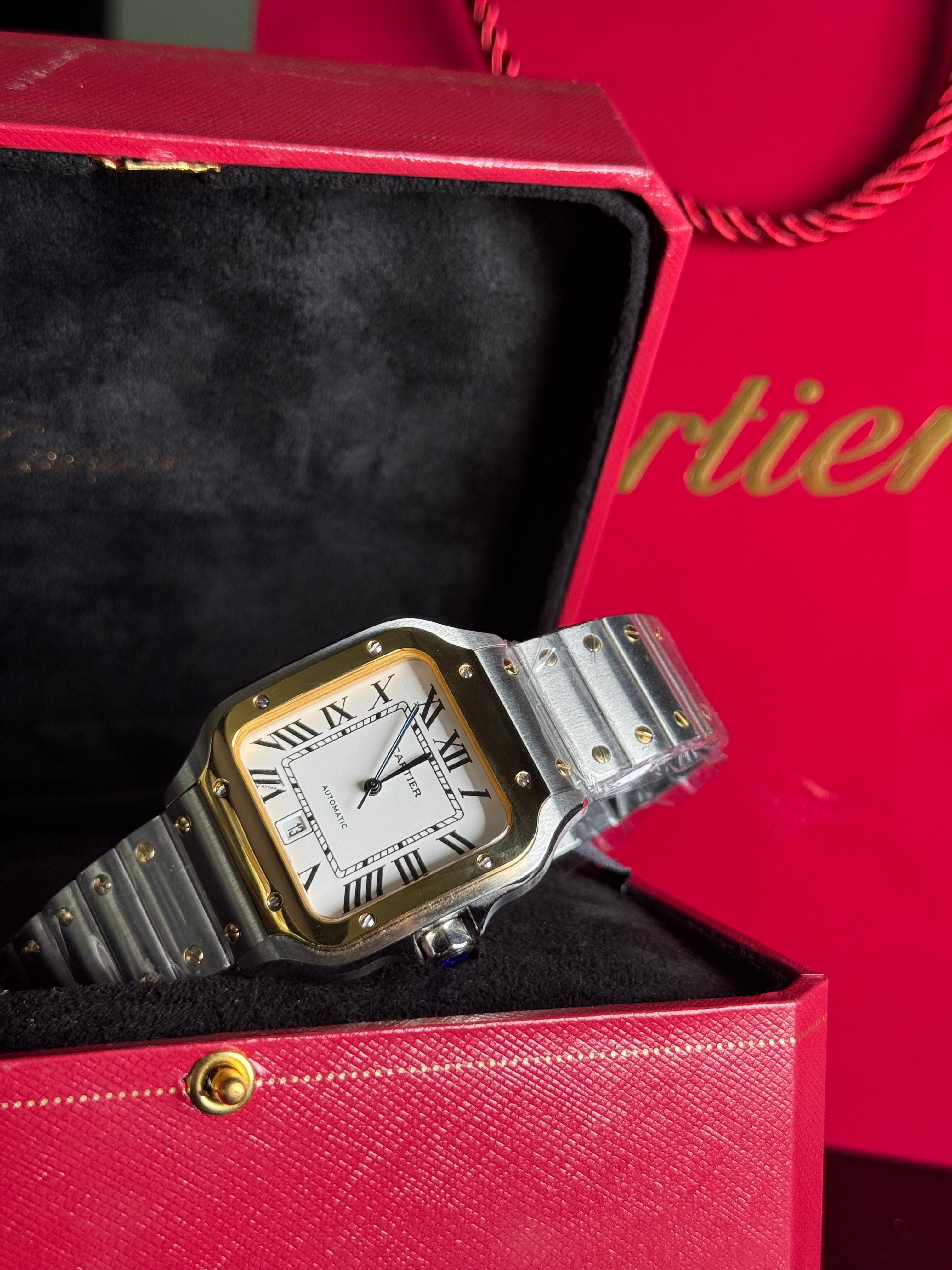 CARTIER SANTOS DOBLE TONO 40 MM